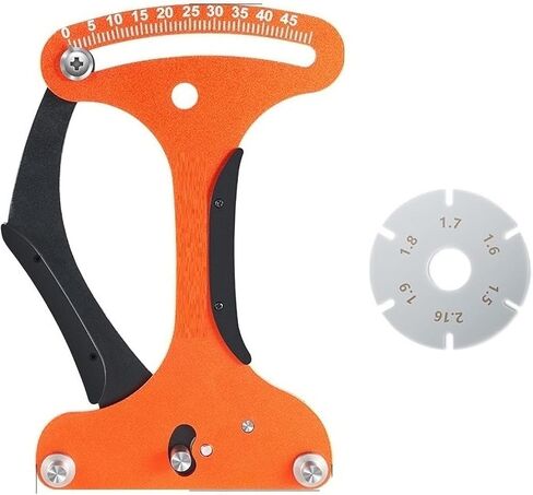 Bike Spoke Tension Meter Spoke Wrench, Aluminum Alloy Bicycle Wheel Tool，Adjustment Wheel Repair Road Bike Indicator Meter Tensiometer Tools  in Saudi Arabia