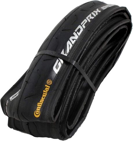 دراجة Continental Grand Prix All Rounder مقاس 700×25 الفاصلة القابلة للطي باللون الأسود والفلفل الحار - زوج (إطاران) in Kuwait