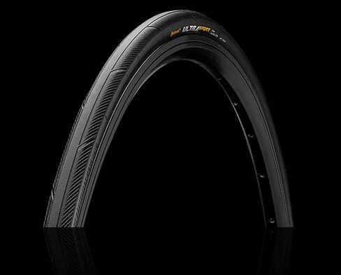 Continental Ultra Sport III 700x23 أسود/أسود قابل للطي PureGrip - زوج (إطاران) in Saudi Arabia