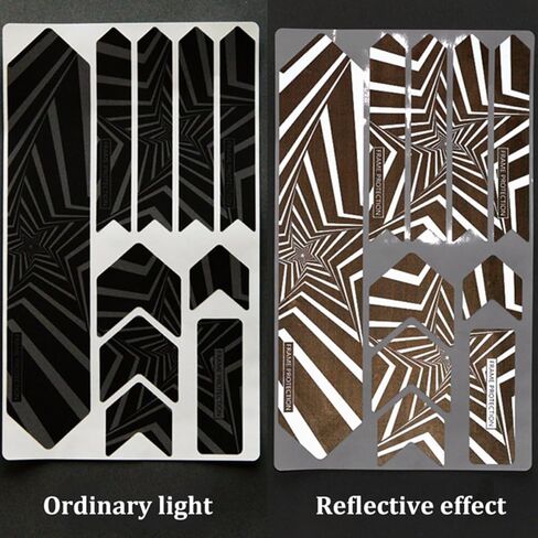 شريط حماية إطار الدراجة من ENLEE، ملصقات واقية للجبال، ملصقات لحماية شوكة MTB من جميع الأنماط، طبقة عالية التأثير لدراجة الطريق، حماية ضد الخدش in Kuwait