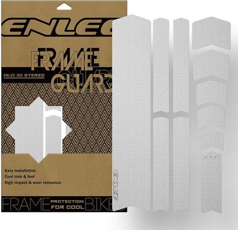ENLEE Bike Frame Protection Tape, Mountain Protective Stickers Decals All Style MTB Fork Protector High Impact Film Road Bicycle Anti Scratch Guard in Saudi Arabia