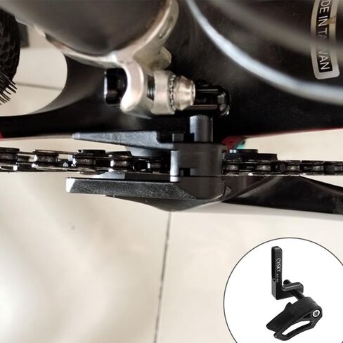 دليل سلسلة دراجات الطريق CYSKY، واقي سلسلة دراجات الحصى لسلسلة واحدة، إطار Derailleur الأمامي للتركيب (سبائك الألومنيوم 7075) in Kuwait
