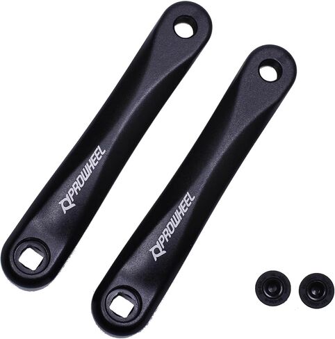 PROWHEEL Ebike Crank Arm Available in Square Hole,140MM/152MM/160MM/165MM/170MM/175MM Black Bike Crank Arm for Electric Bike,Mid Mounted Motor,Torque(1 Pair) in Saudi Arabia
