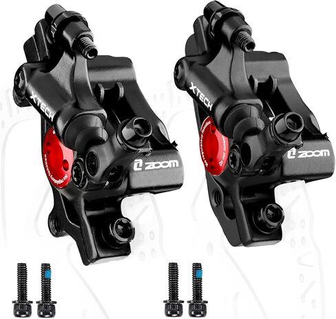 Zoom Hydraulic Disc Brake Calipers: HB-100 MTB Bike Disc Brakes Front & Rear Caliper Set for Mountain, Road Bicycle and E-Bike in Saudi Arabia