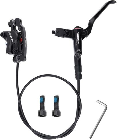 مجموعة فرامل هيدروليكية MTB طقم فرامل قرصية للدراجة مع دوارات 160 مم، أمامي يسار 800 مم خلفي يمين 1400 مم فرامل هيدروليكية من سبائك الألومنيوم مناسبة للدراجات الجبلية، MTB in Kuwait