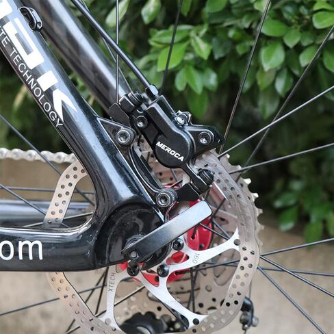 مجموعة فرامل هيدروليكية MTB طقم فرامل قرصية للدراجة مع دوارات 160 مم، أمامي يسار 800 مم خلفي يمين 1400 مم فرامل هيدروليكية من سبائك الألومنيوم مناسبة للدراجات الجبلية، MTB in Kuwait
