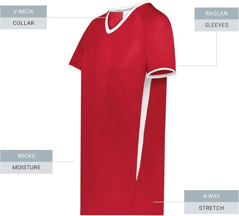 Augusta Sportswear Girls Cutter+ V-Neck Jersey in Saudi Arabia