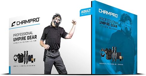 مجموعة Champro Varsity Umpire: مجموعة صندوق تروس حكم البيسبول/الكرة اللينة الاحترافية - كل شيء متضمن in Kuwait