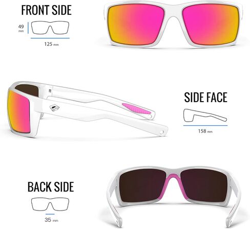 TOREGE Sports Polarized Sunglasses for Men Women Flexible Frame Cycling Running Driving Fishing Mountaineering TR24 in Kuwait