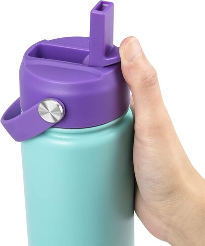 FLORAPELL Straw Lid for Hydro Flask Wide Mouth Water Bottles, Top Lids with Straw Compatible with Hydro Flask 32 40 oz, Replacement Cap Wide Mouth Accessories Flip Lid Flex Handle in Saudi Arabia