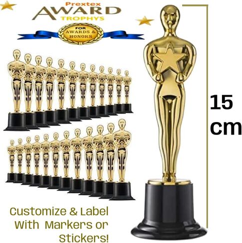 PREXTEX Trophy Award - Perfect Awards and Trophies for Kids & Adult Award Parties, Small Trophy Cup for Recognition, Ideal Kids Trophy for Competitions and Events in Saudi Arabia