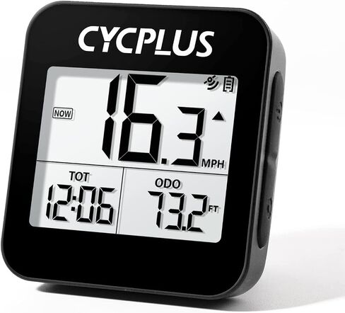 CYCPLUS GPS Bike Computer, Wireless Cycling Computer with Automatic Backlight, Bicycle Speedometer Odometer with Waterproof and Lager Battery, Provide Professional Data Analysis in Kuwait