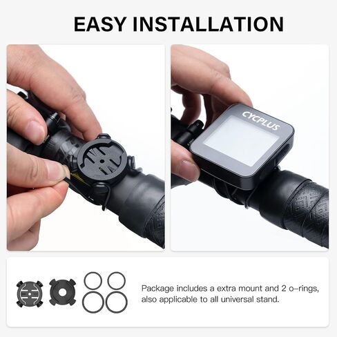 CYCPLUS GPS Bike Computer, Wireless Cycling Computer with Automatic Backlight, Bicycle Speedometer Odometer with Waterproof and Lager Battery, Provide Professional Data Analysis in Kuwait