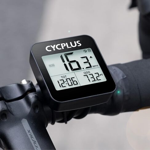CYCPLUS GPS Bike Computer, Wireless Cycling Computer with Automatic Backlight, Bicycle Speedometer Odometer with Waterproof and Lager Battery, Provide Professional Data Analysis in Kuwait