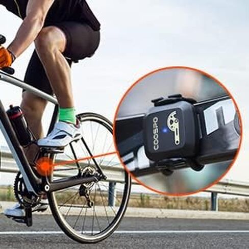 جهاز كمبيوتر COOSPO Bike GPS لاسلكي، ANT+ جهاز كمبيوتر لركوب الدراجات GPS مع بلوتوث، جهاز كمبيوتر ANT+ للدراجات متعدد الوظائف GPS مع شاشة LCD 2.4، عداد سرعة الدراجة مع إضاءة خلفية تلقائية IP67 in Saudi Arabia