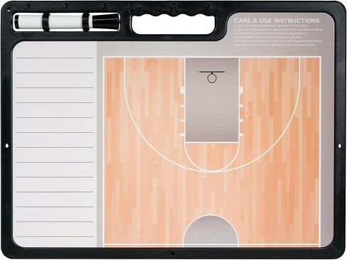 Murray Sporting Goods Premium Coaches Clipboard | Double-Sided Dry Erase Marker Board for Basketball, Baseball, Soccer, Football, Hockey (Marker Included) in Saudi Arabia