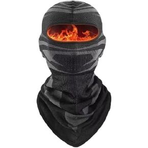 Ski Mask, Balaclava Winter Full Face Mask Thermal Warmer Windproof Breathable Gear -Skiing, Snowboarding, Moto Riding