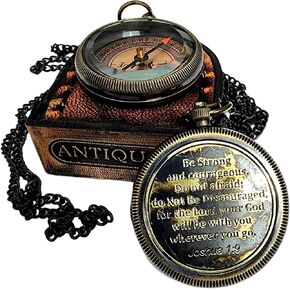 Religious Gifts for Men - God My Lord Guide Me Compass | Baptism Gift for Teenage Boys, Graduation Day Gift 2023, Catholic Christian First Communion Gift for Kids, Missionary Confirmation Gift