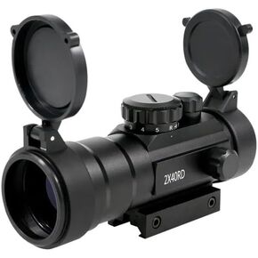 1x40 2x40 Red Green Dot Sight Scope 5 M.O.A Dot for 11mm/20mm Rail Mount Hunting Tactical Outdoors