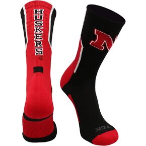 TCK University of Nebraska Cornhuskers Socks Perimeter Crew
