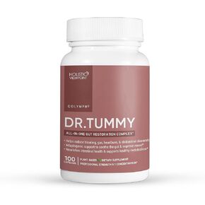 Dr. Tummy Fast-Acting Gut Health & Digestion Support, Naturally Fights Bloating, Heartburn, Gas, Indigestion, Constipation, Diarrhea, Fatigue