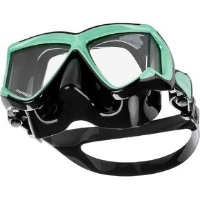 Italian Design Panto-180 Scuba Snorkeling Mask - Anti-Fog Tempered Glass 4 Window Snorkel Mask - Superior Comfortable Silicone for Great Fit and Seal in Kuwait