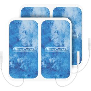 TensCare Cool Relief Electrodes 50x100mm with Infused Menthol and lidocaine Gel for a Cooling and Soothing Effect to maximise Relief