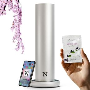 Dynamo Essential Oil Diffuser for Home with Fragrance Sample, App & Manual Control, Cold-Air Scent Diffusers for Home,Large Room, Hotel Scent Diffuser up to 1000sq.ft. Gold, Aroma Diffusers