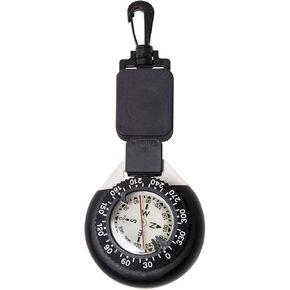 TRIDENT Large Glow in The Dark Retractor Dive Compass with Slate