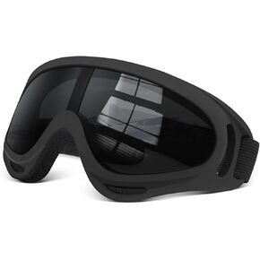 ATV Motocross Goggles Ski Goggles Safety Goggles over Glasses Impact Resistance Motocross Riding Goggles Adjustable Headband