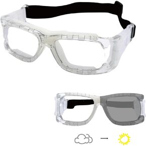 photochromic frame and lens Basketball Dribbling Glasses Sports Protective Eyewear Goggles for Men Women