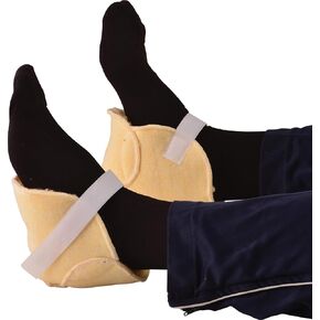 Nova Heel Protectors with Sheepskin Fleece Comfort, One Pair