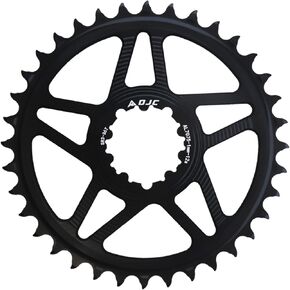 DJC Bike Chainring Direct Mount 1mm Offset Round Chainring for Sram GXP Interface Crankset Aluminum Lightweight 32 34 36 38 Tooth 0mm