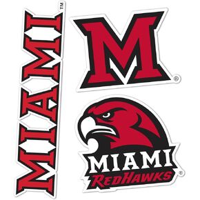 Desert Cactus Miami University Ohio Stickers Redhawks Vinyl Decals Laptop Water Bottle Car Scrapbook T5 (Type 5-1)