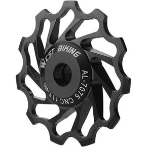 bicycle derailleur pulley, aluminum bicycle pulley rear pulley bicycle shift pulleys bicycle rear derailleur pulley for road bike mountain bike 11T