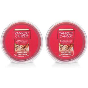 Yankee Candle 2 Pack Sparkling Cinnamon Easy MeltCup 2.2 Oz.