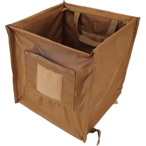 33L Arborist Throw Line Storage Cube, Throw Line Storage Basket, Tree Cutting Equipment Throwline Box - Outdoor Large Capacity Foldable Trash Can for Camping BBQ