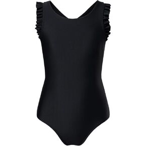 blibean Kid Girls Swimsuit One Piece Ruffle Sleeve Bathing Suits 6-15 Year