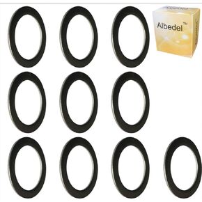 10 pc Pedal Washers 20mm x 15mm w/ 1mm Thickness Stainless Steel Replacement Silver for Mountain Bike Road Bike