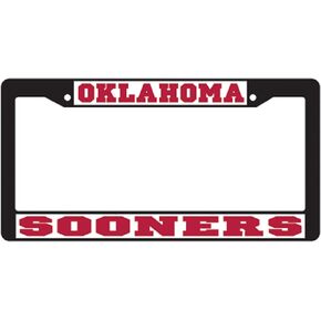 Oklahoma Plate_Frame (BLACK PLATE FRAME OK SOONERS (17506))