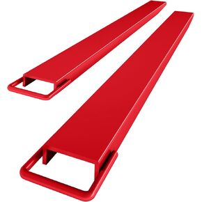 1 Pair Forklift Extension, 72 Inch Length & 4.5 Inch Inner Width, Heavy Duty Steel Pallet Fork Extension for Forklift Truck