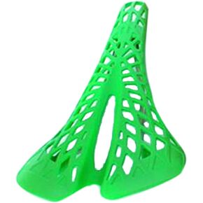 Bike Cushion, Spider Web Style Seat Cushion Engineering Plastic Material Bike Hollow Out Seat Saddle Bicycle Accessories for Mountain Road Bike Cycling