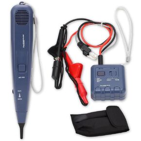 Network Cable Tester, Wire Finder, Network Tester with Remote, Handheld Telephone Line Finder Audio Generator Cable Detector Locator, Pro3000 Test Kit Locates Power Over Ethernet Network Toner Tester