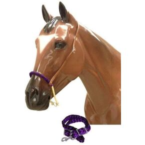 Showman Braided Nylon Rope Noseband Tie Down w/Strap