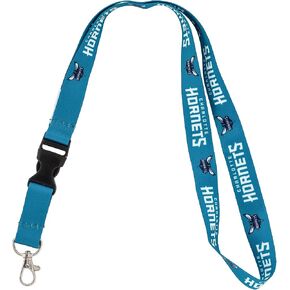 Desert Cactus Charlotte Hornets Lanyard Keychain Detachable NBA Breakaway Snap Buckle National Basketball Association Car Keys ID Badge Holder (Lanyard 1)