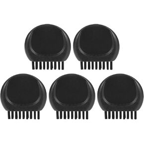 PATIKIL Pocket Golf Club Groove Brush, 5 Pack Mini Golf Club Groove Cleaner for Cleaning Golf Heads Golf Ball Shoes, Black