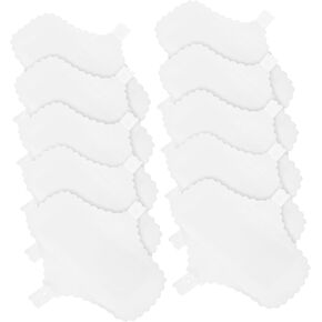 10pcs Washable Menstrual Cloth Panty Sanitary Napkins Underwear Cotton Panties Liner Reusable Liner Cotton Pad Period Woman Menstrual Pad Waterproof Cotton Cloth White