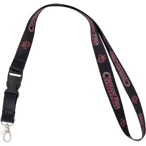 Desert Cactus Colorado Mesa University Lanyard Mavericks CMU Mavs Car Keys ID Badge Holder Keychain Detachable Breakaway Snap Buckle (Black)