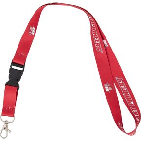 Desert Cactus Sacred Heart University Lanyard Pioneers SHU Car Keys ID Badge Holder Keychain Detachable Breakaway Snap Buckle (Red)
