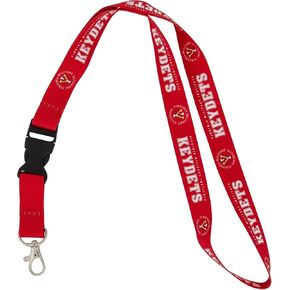 Desert Cactus Virginia Military Institute Lanyard VMI Keydets Car Keys ID Badge Holder Keychain Detachable Breakaway Snap Buckle (Red)